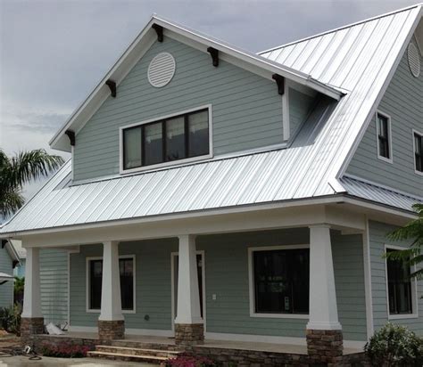 house with silver metal roof|tin colors for homes.